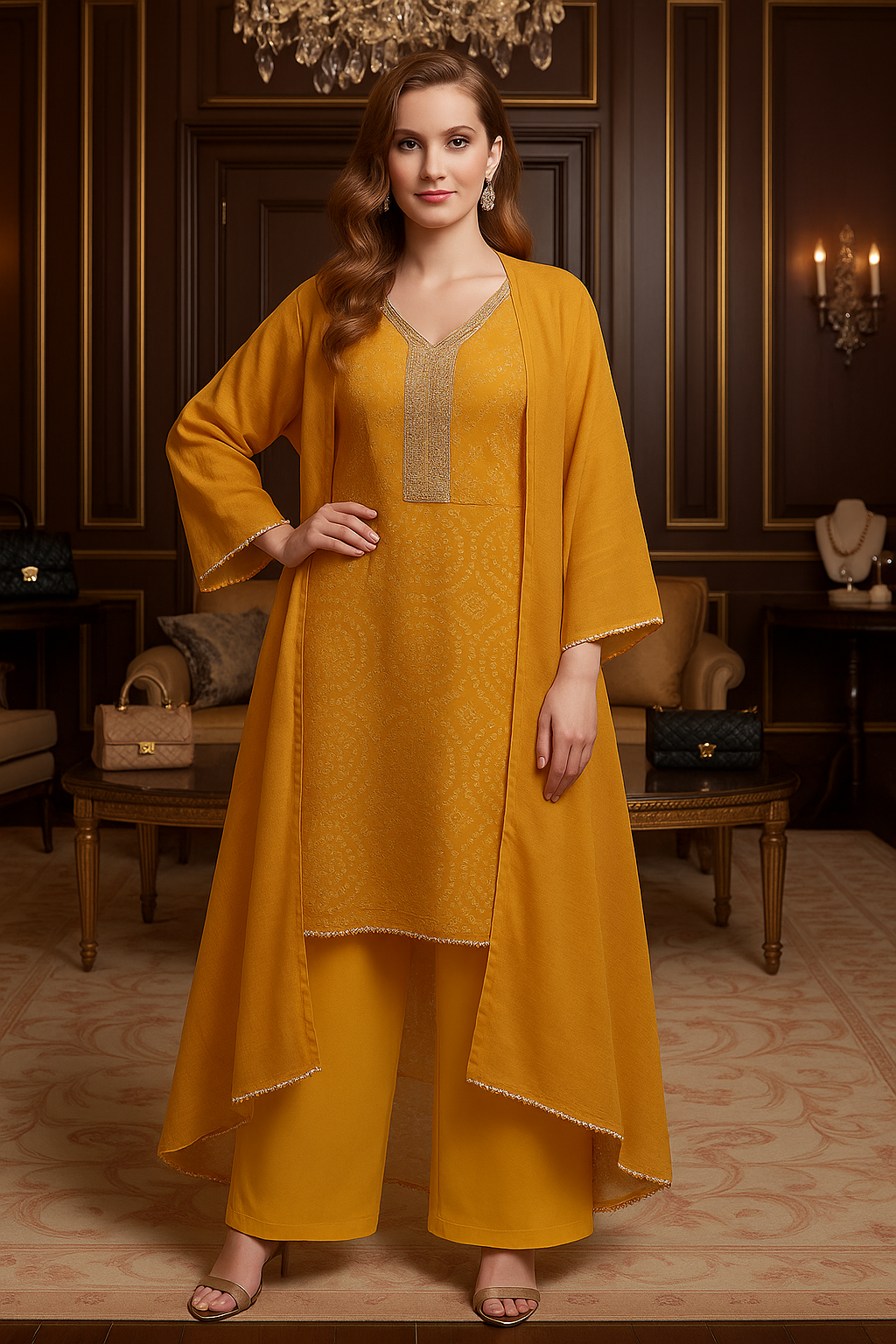 Rayon cotton fabric suit  3XL(46) TO 6XL (52)