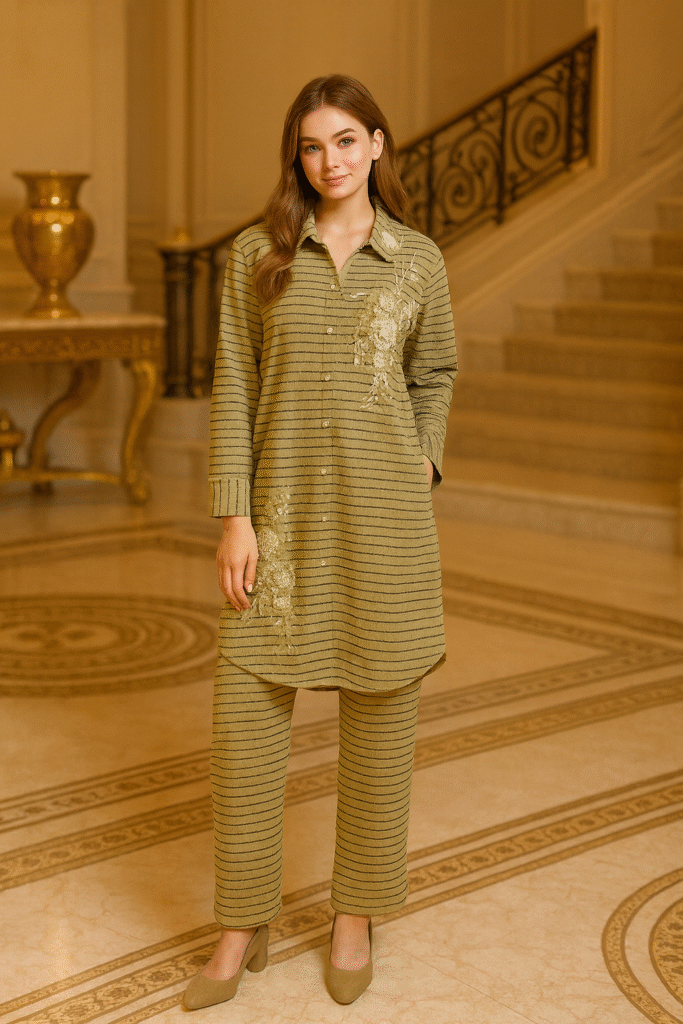 Embroidered Co-Ord Set|Good to till XXL SIZE (44)