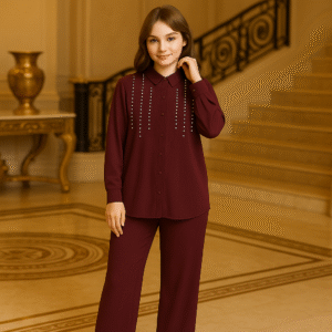 fabric lycra velvet  Co-Ord Set|Good to till XXL SIZE (44)