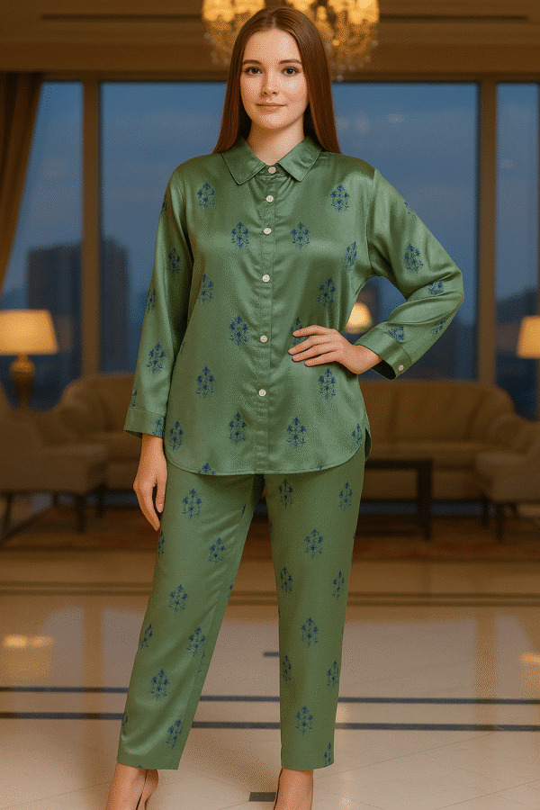 Women’s Silk Blend Cord set | Free Size Till 3XL (46) – 5XL (50)