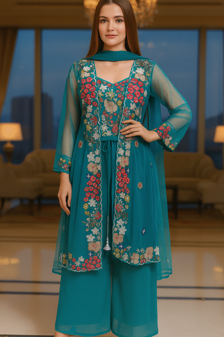 Indo westen crop top with shrug | M (38) - XXL (44)