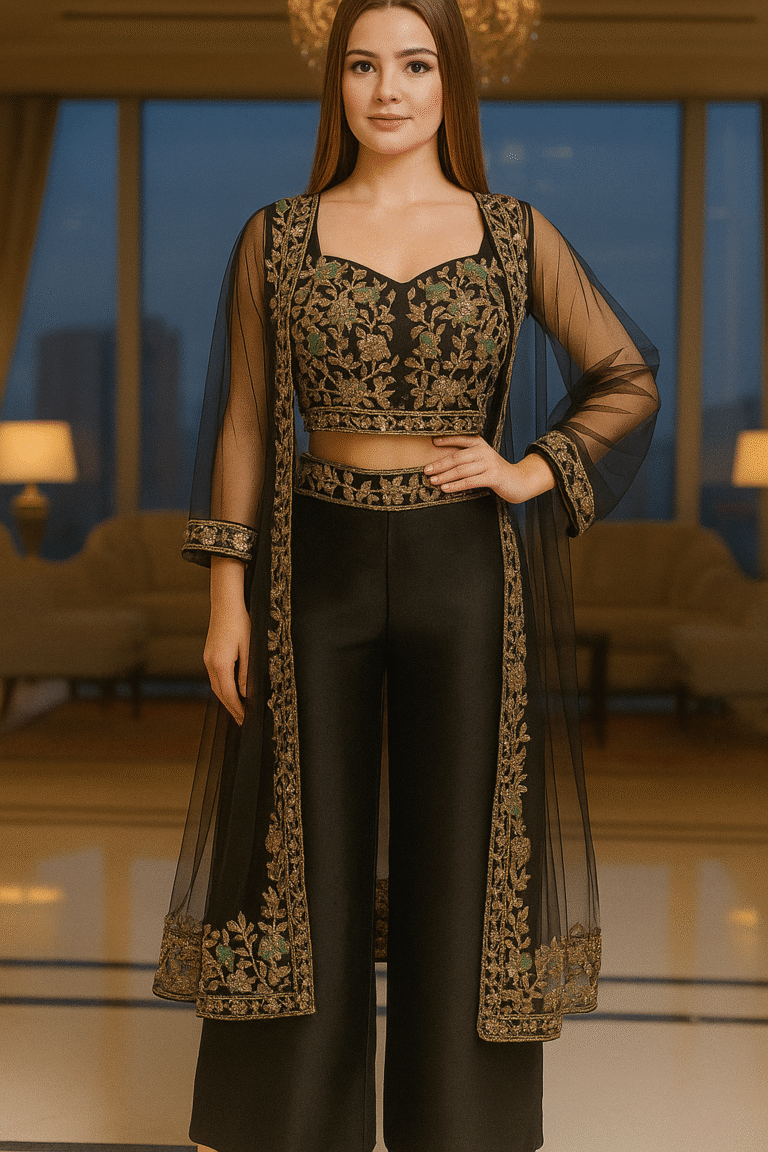 Shrug with crop top | M (38) - XXL (44)