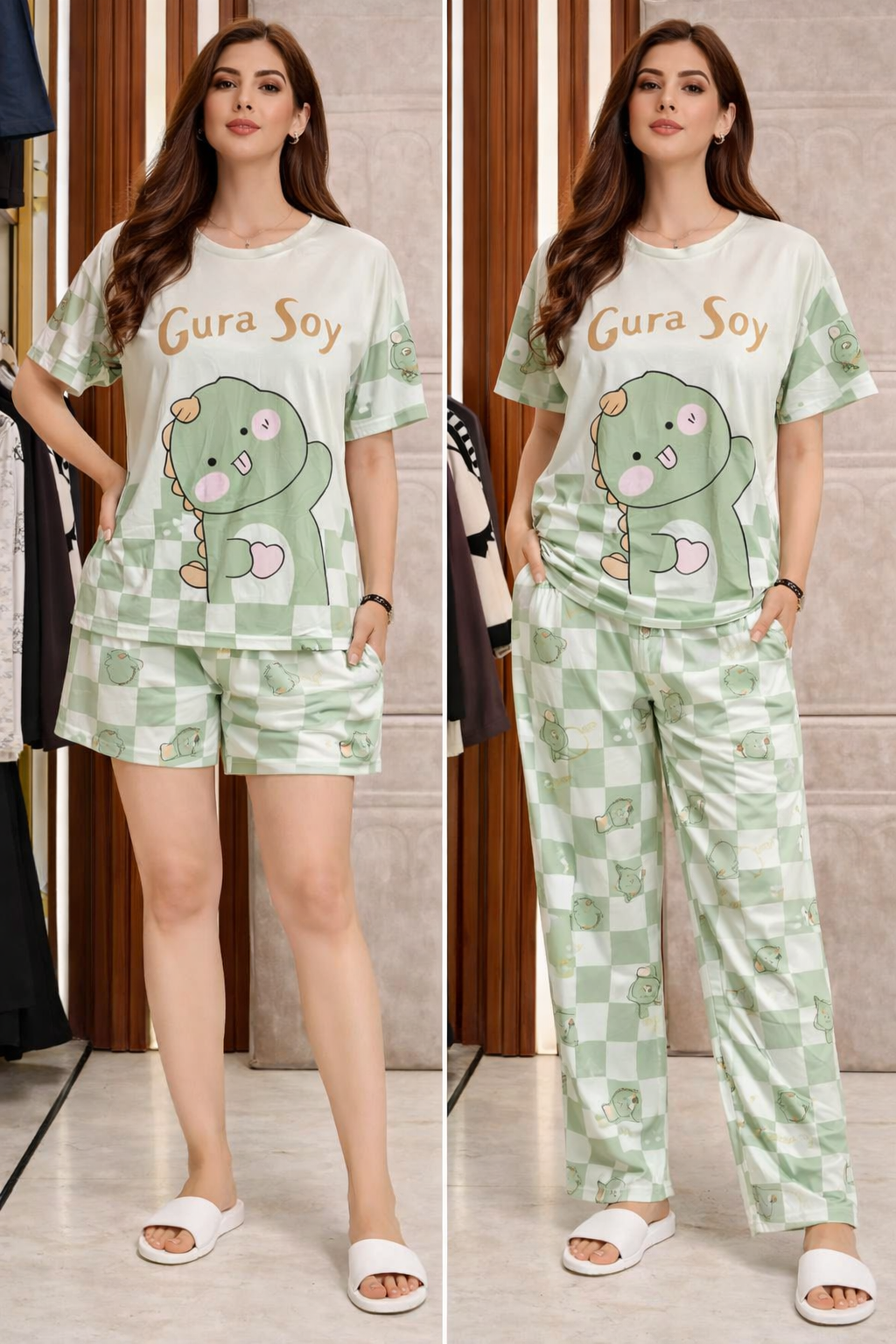 3 PC NIGTH SUIT BOTTOM / SHORT