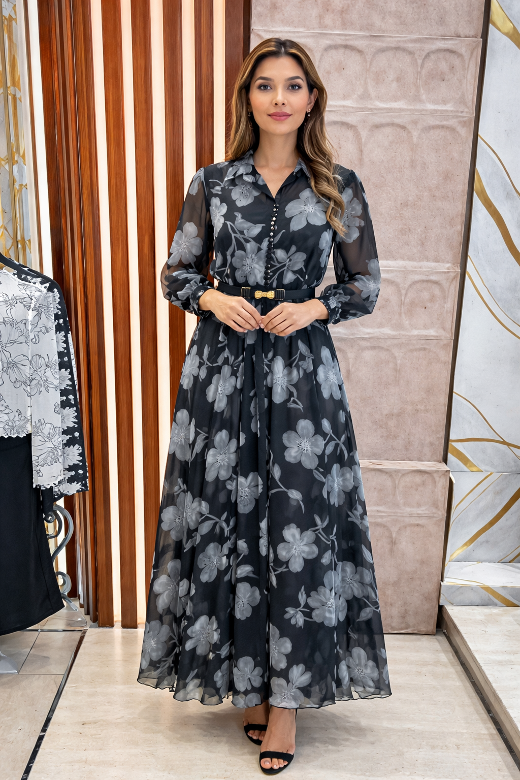 FLORAL PRINTED DRESS