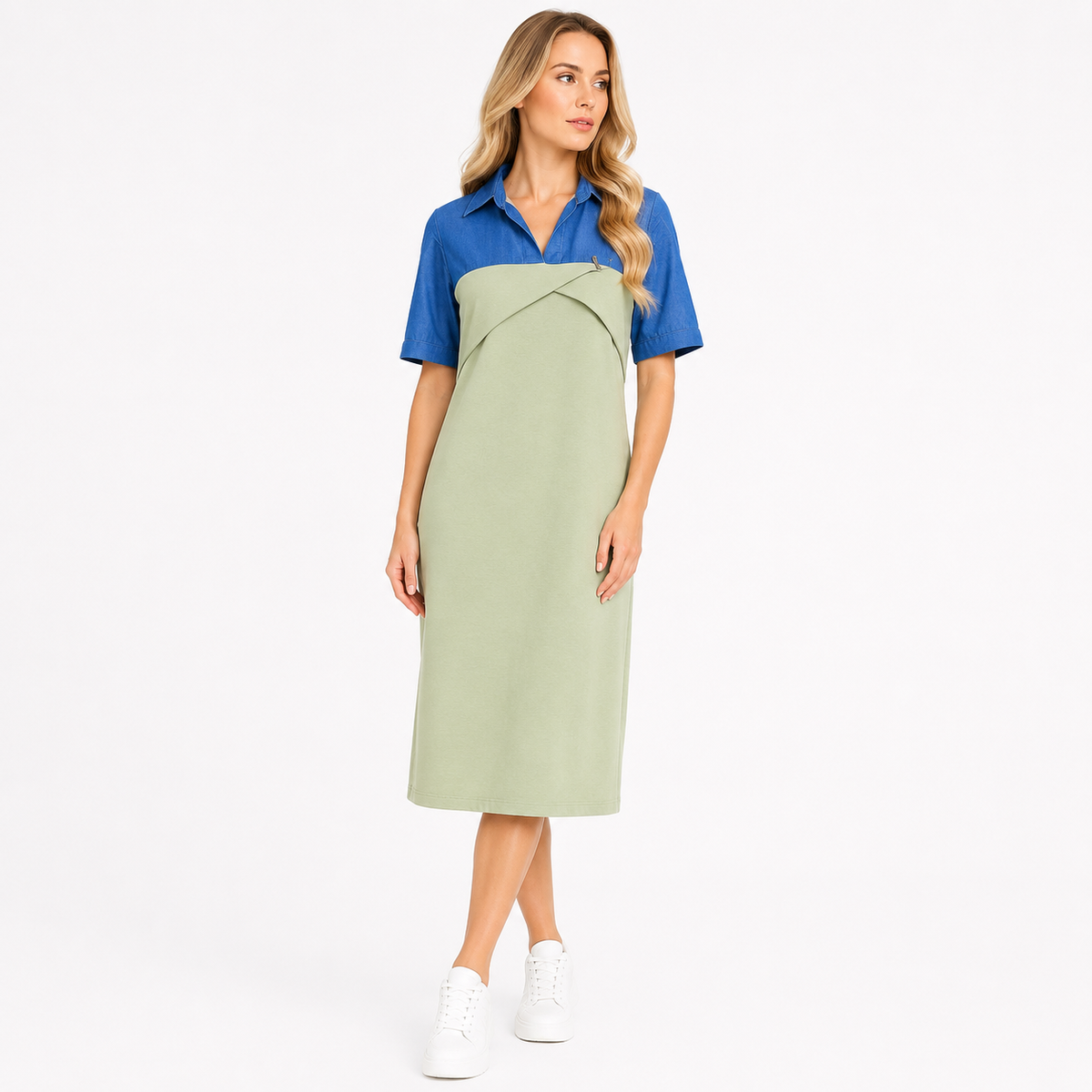 sorft denim cotton dress