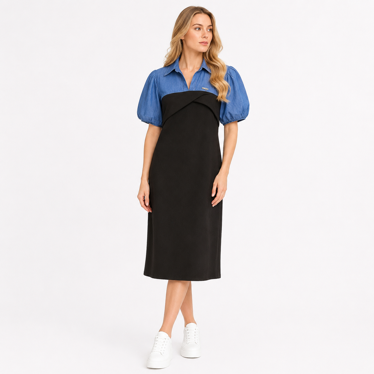 sorft denim cotton dress