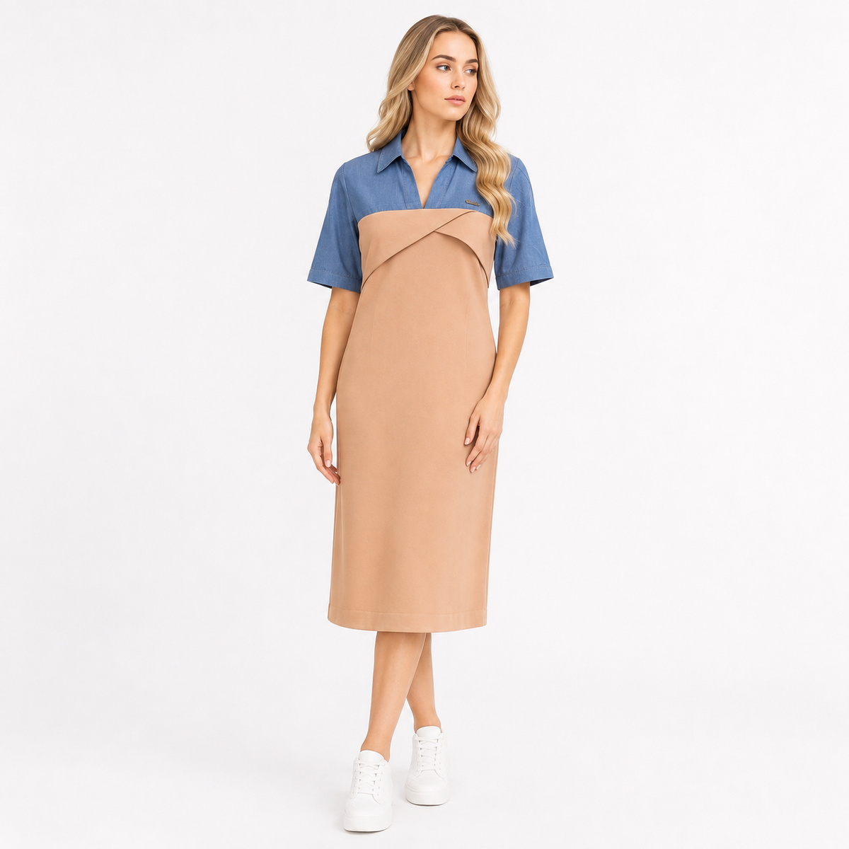 sorft denim cotton dress