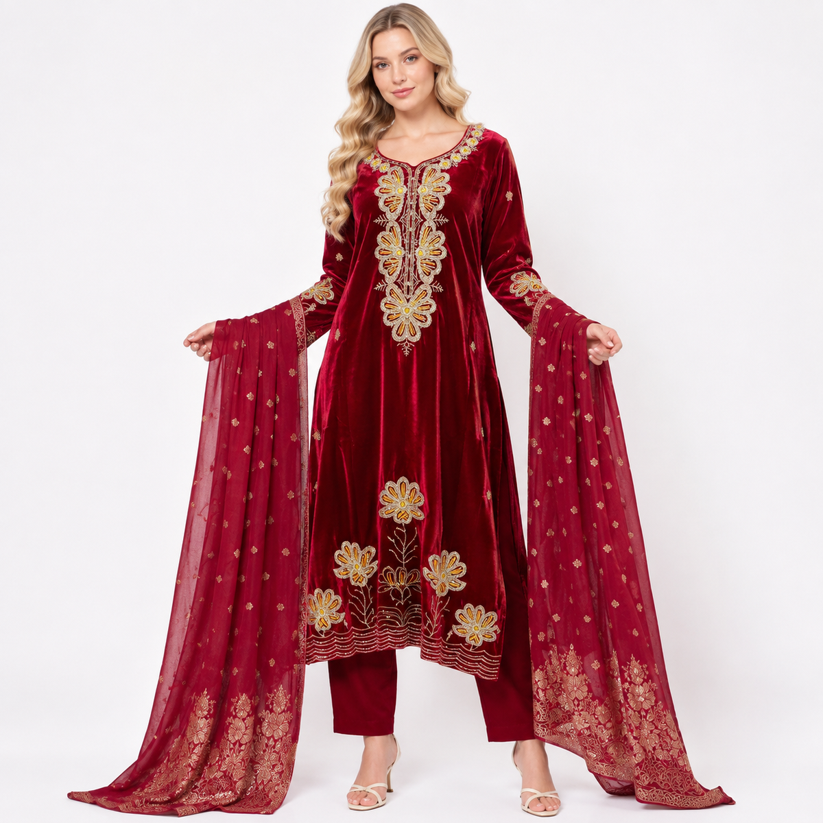 shinnig embroidery suit