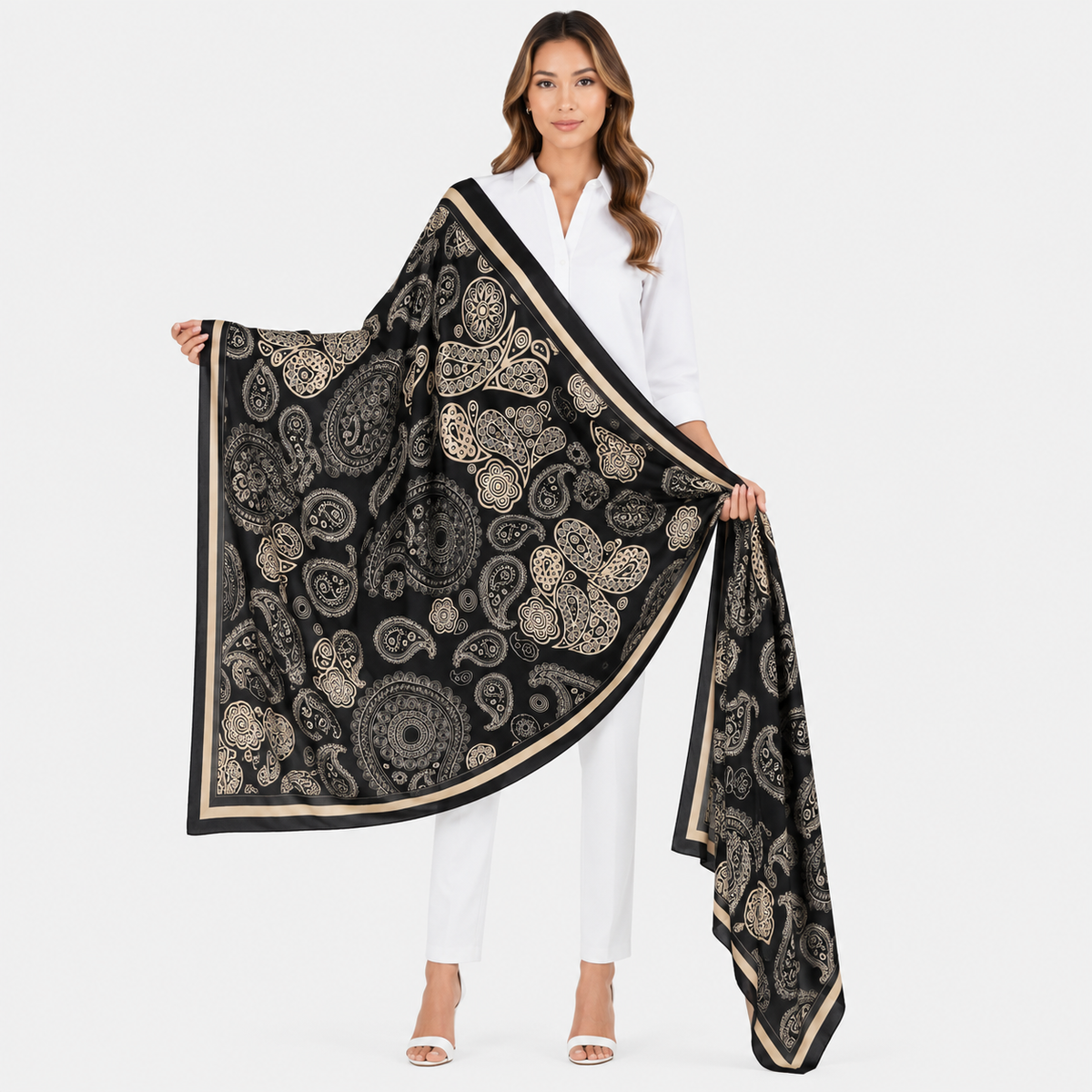 BLACK SCARF