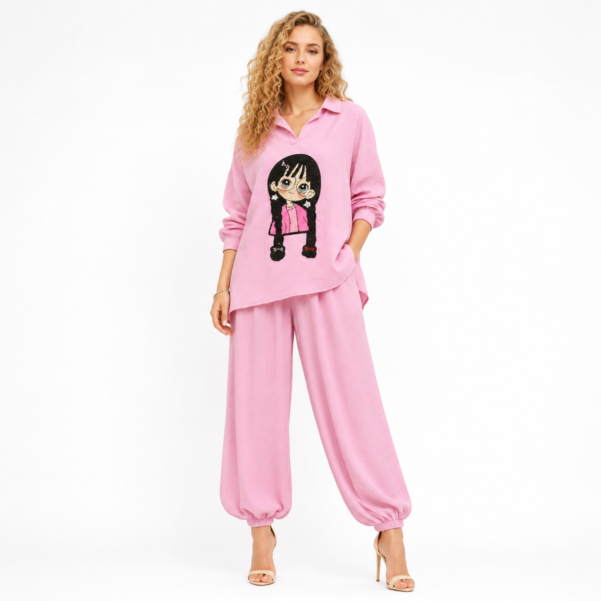 DOLL PRINTED SHIRT STYLE CRD SET
