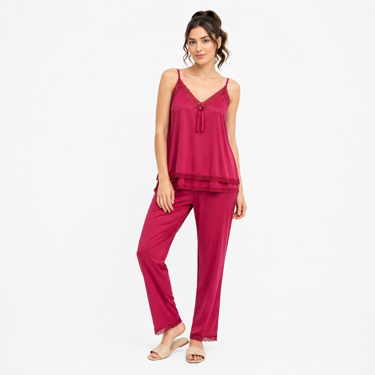 pink night suit