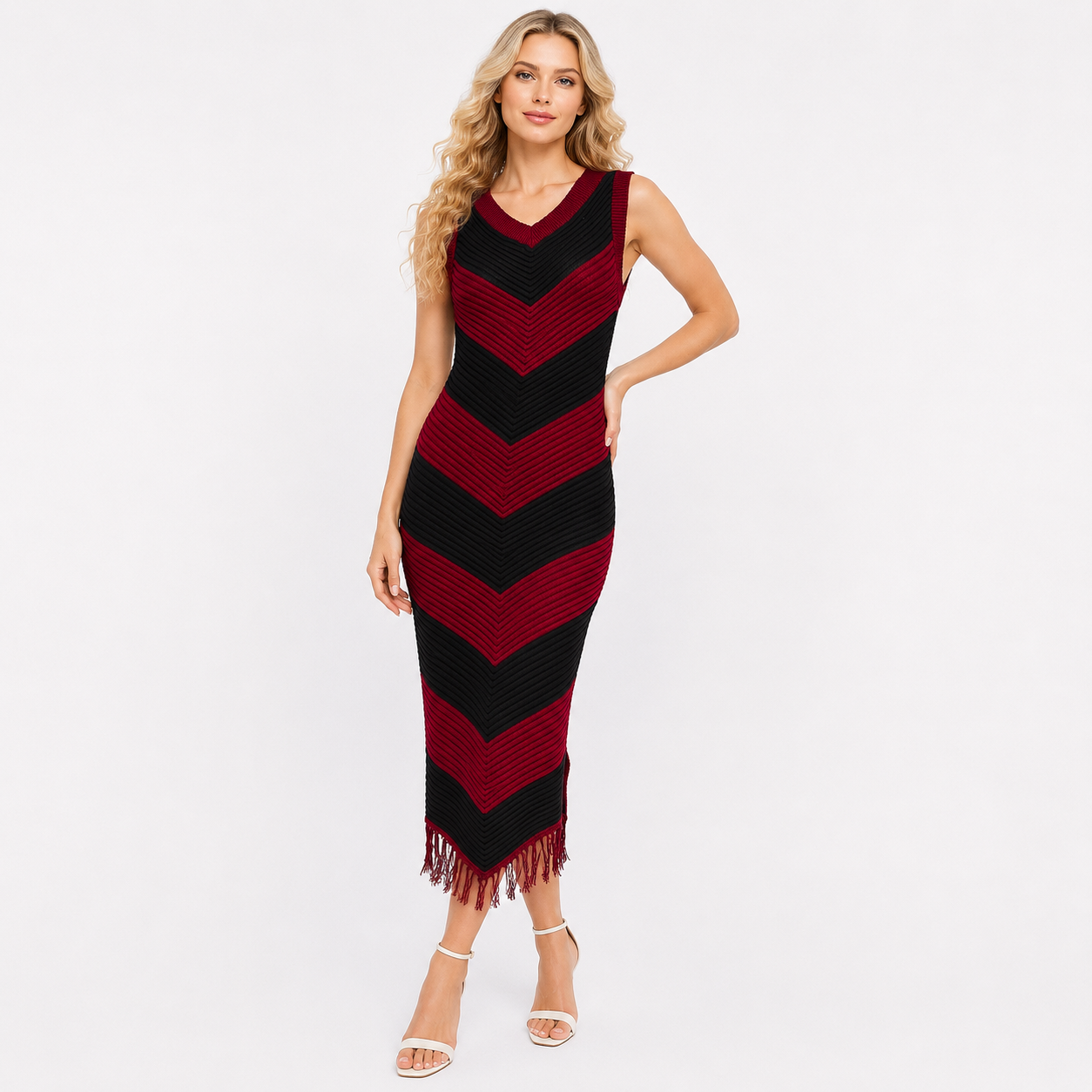 Chevron Stripe dress