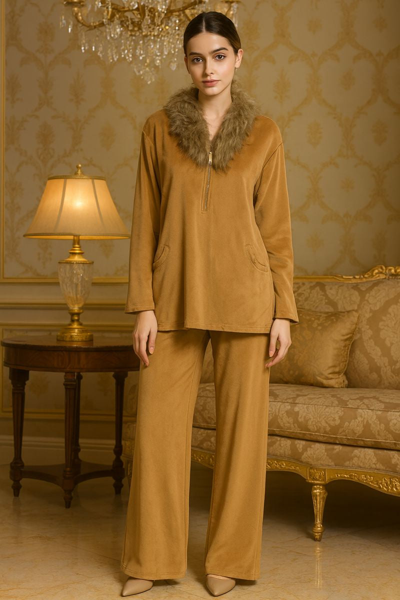 fur cord set free size