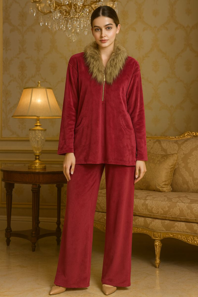 fur cord set free size