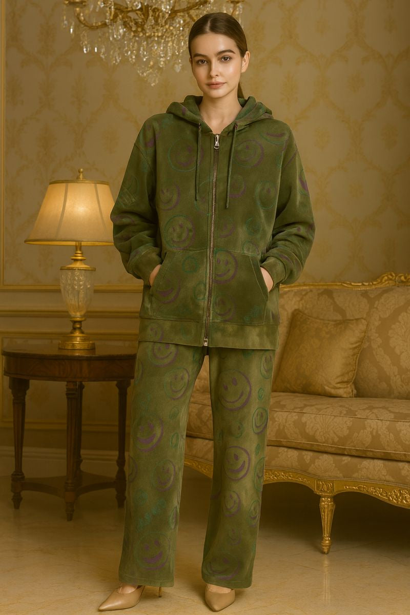 Military smily cord set FREE SIZE TILL TO XL