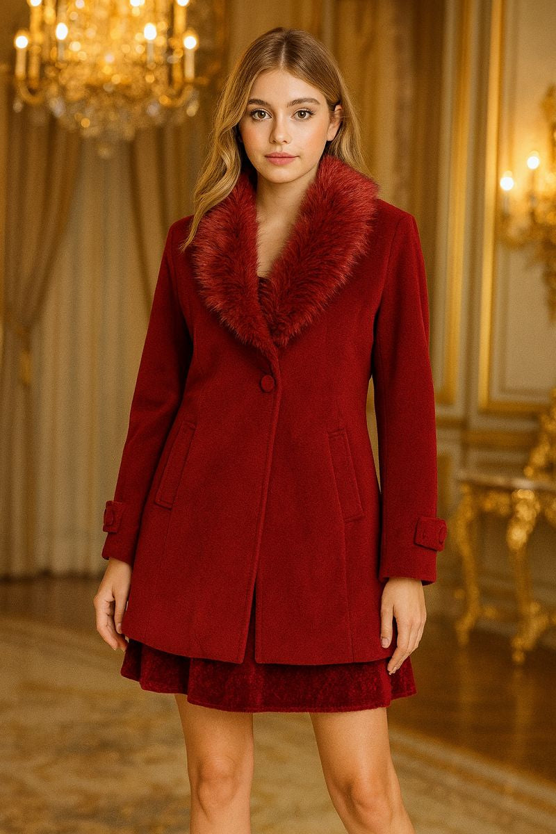 velvet fur coat free size 2xl