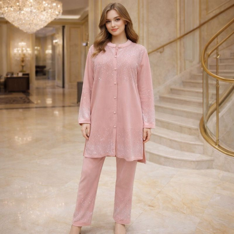 Swarovski velvet cord set free size 6xl