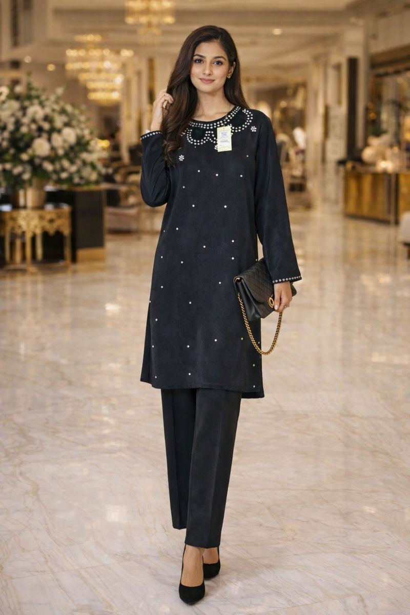 SOLITAIRE CUT WORK CORD SET FREE SIZE TILL TO 3XL