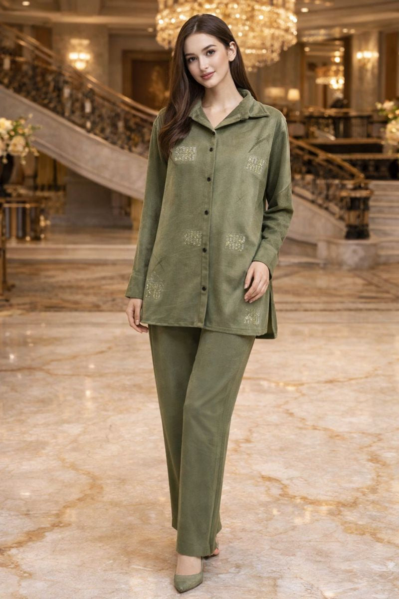 MIU WORK  CORDSET FREE SIZE TILL TO 5XL