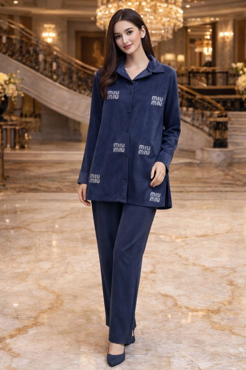 MIU WORK  CORDSET FREE SIZE TILL TO 5XL