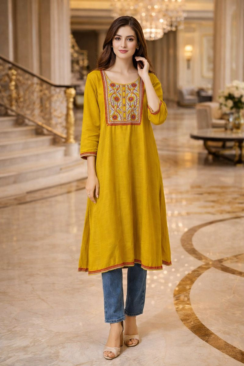 SUMMER KURTI FREE SIZE TILL TO 2XL