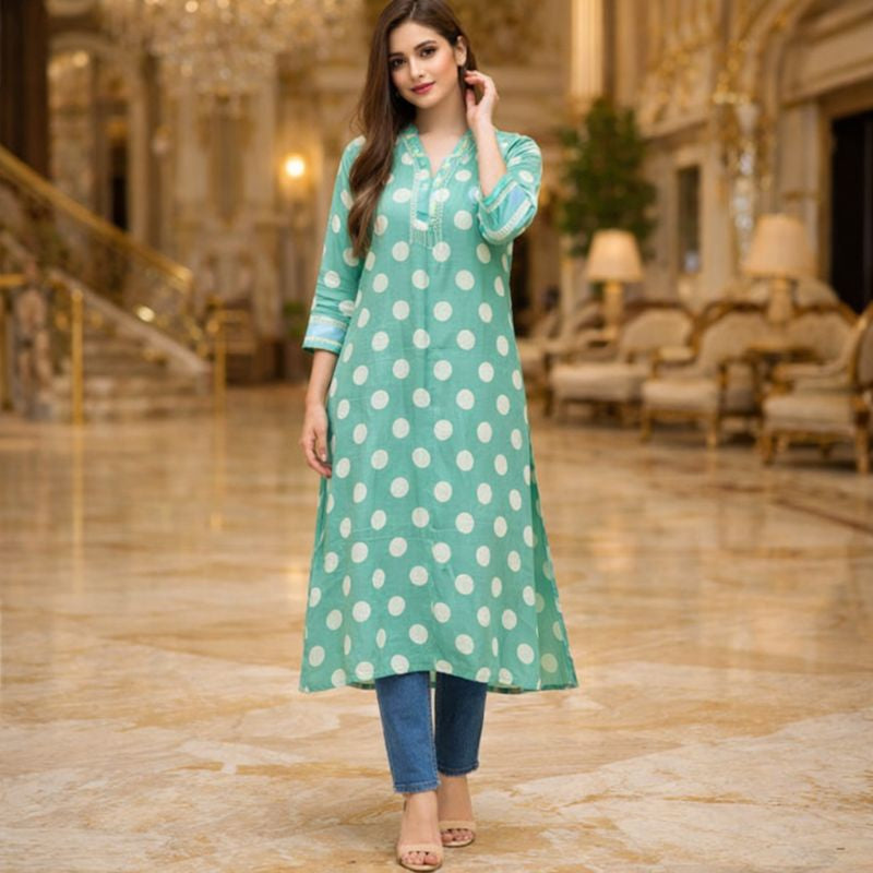 SUMMER KURTI FREE SIZE TILL TO XXL