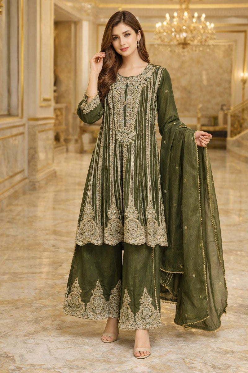 party wear plazzo suit free size till to 2xl