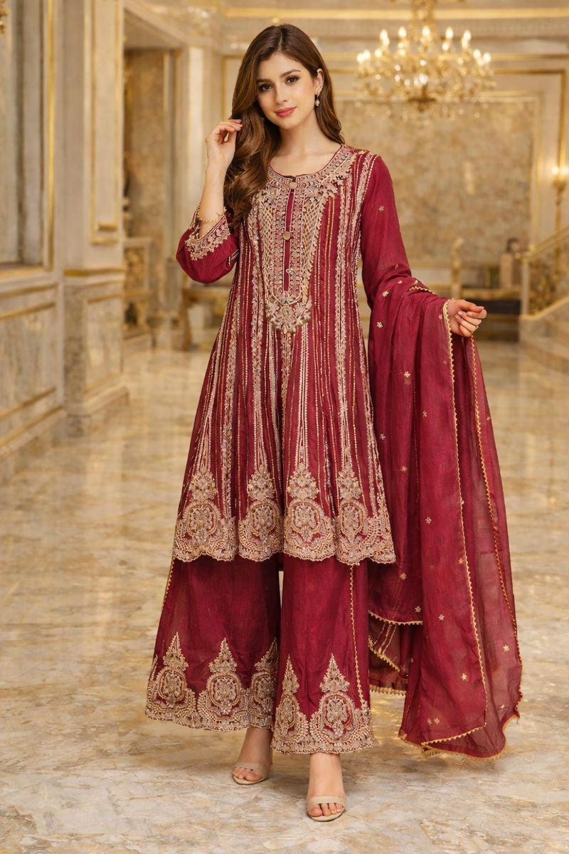 party wear plazzo suit free size till to 2xl