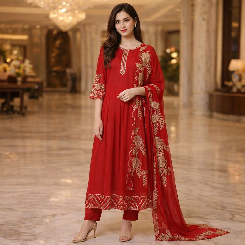 ANARKALI SUIT FREE SIZE TILL TO 2XL