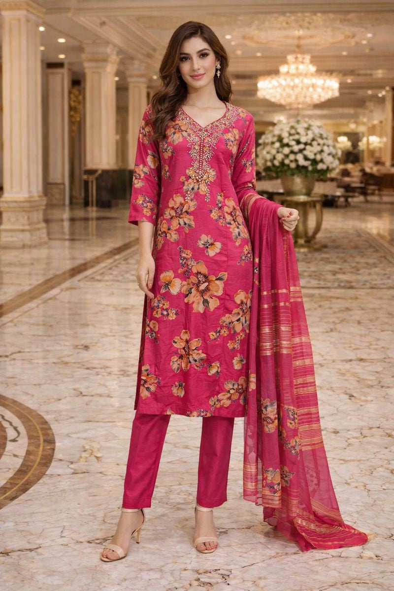 party wear suit free size till to 2xl