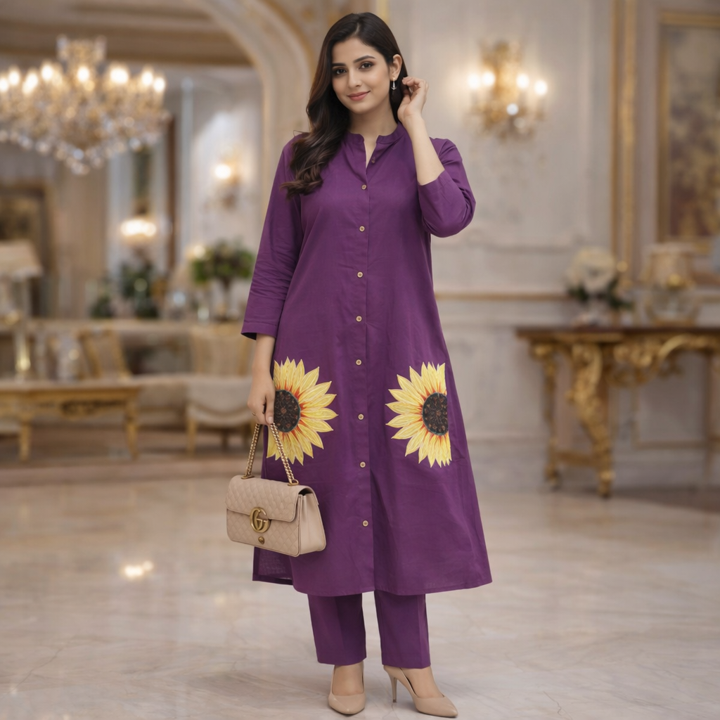 SUNFLOWER PRINTE GOOD TILL TO 2XL