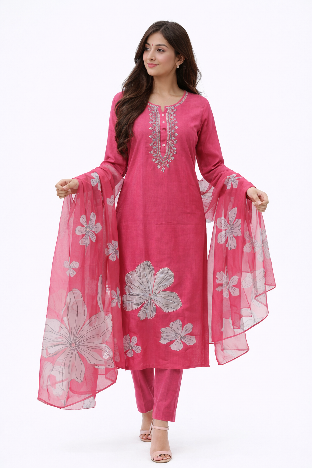 FLOWER PRINTE SUIT GOOD TILL TO 5XL