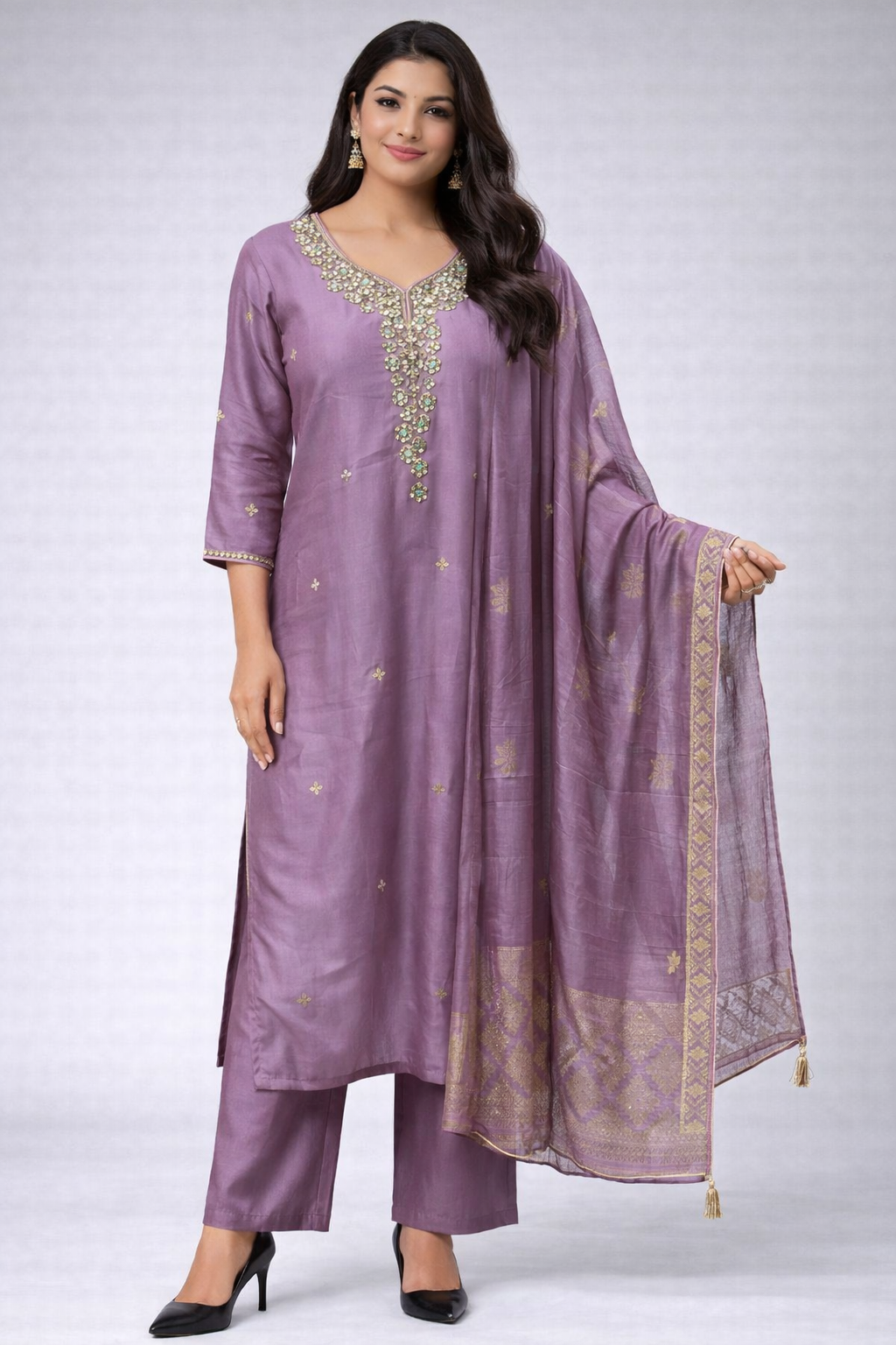 NECK WORK SUIT GOOD TILL TO 5XL