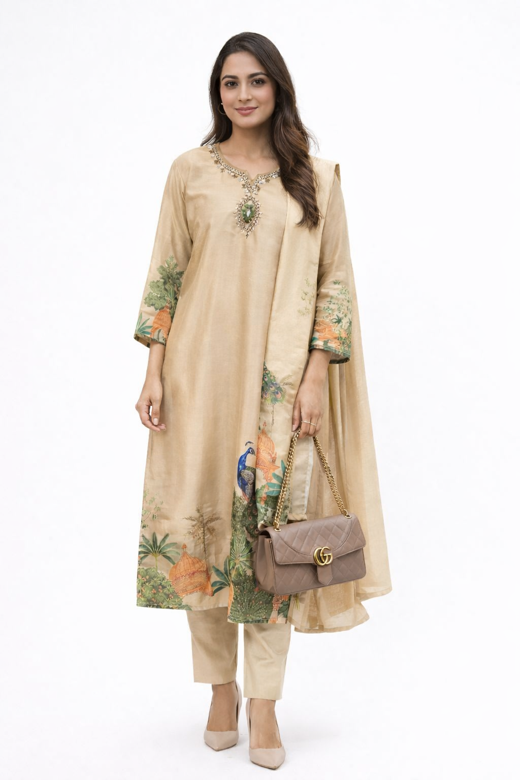 FLOWER PRINTE SUIT GOOD TILL 2XL