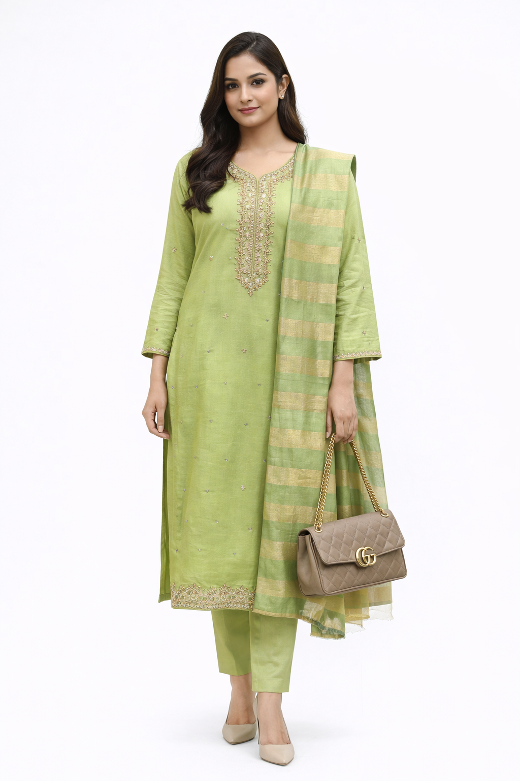 Embroided suit good till to 2xl
