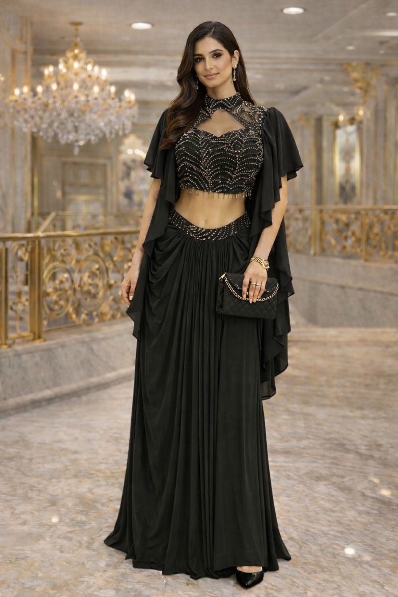 SEQUENCE INDO WESTERN DRESS