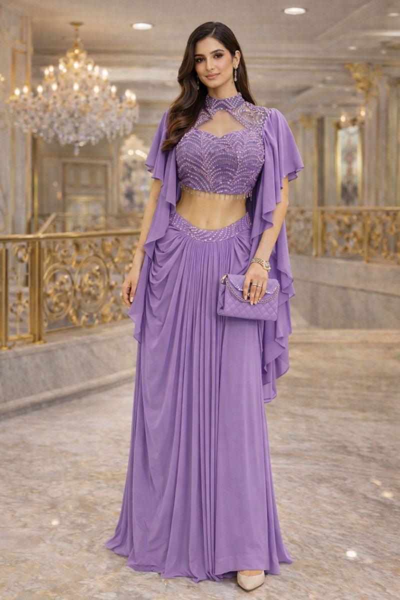 SEQUENCE INDO WESTERN DRESS