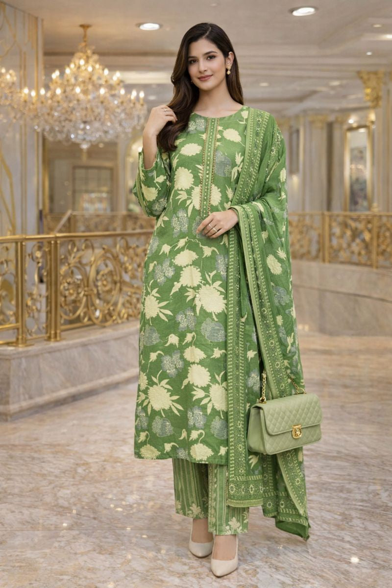 flower woolen suit free size to L TO XL