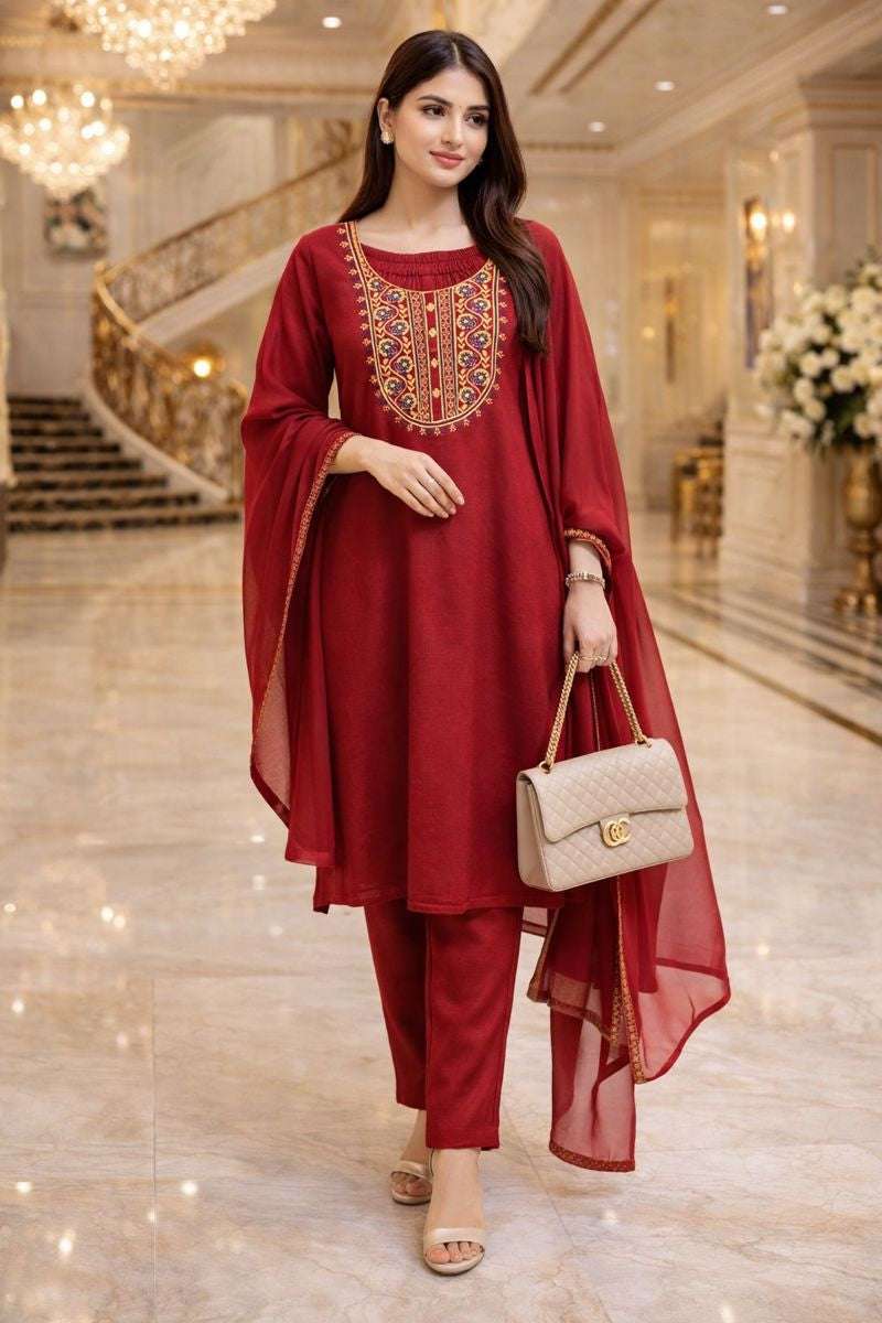 KASHMIRI VELVET SUIT