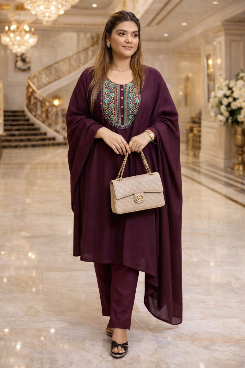 KASHMIRI VELVET SUIT