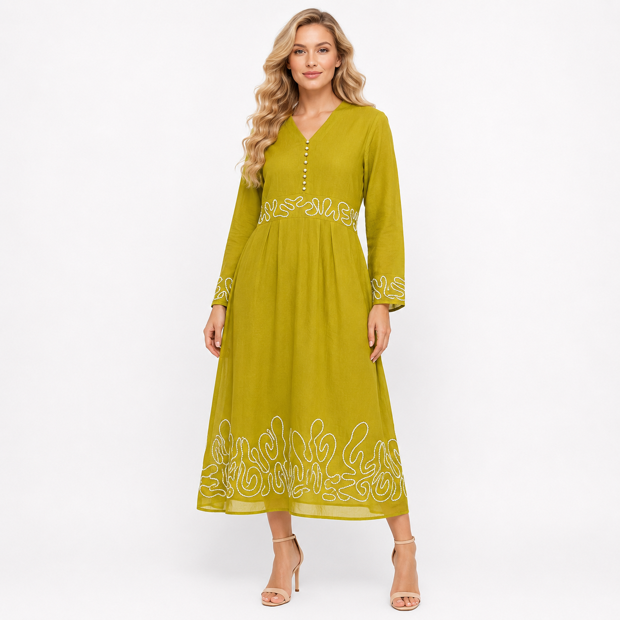 THREAD WORK DRESS
