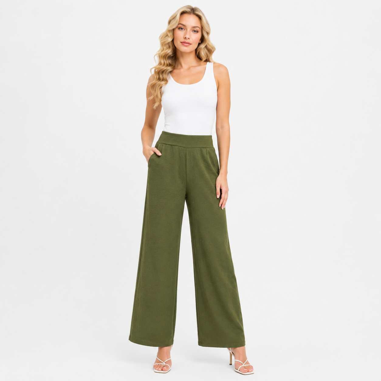 Wide-Leg Palazzo Pants