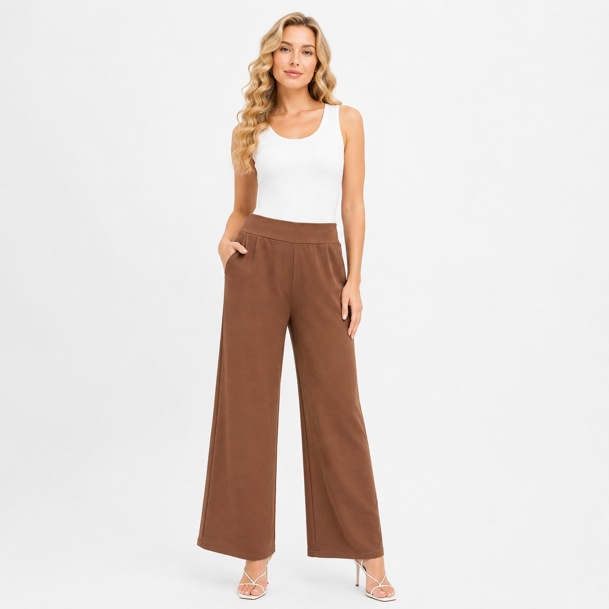 Wide-Leg Palazzo Pants