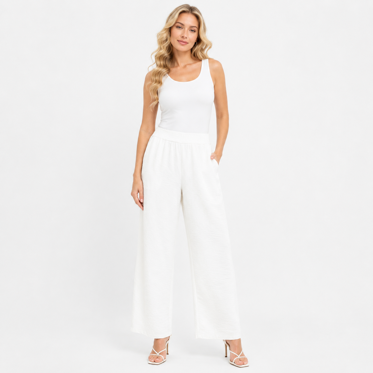 Wide-Leg Palazzo Pants