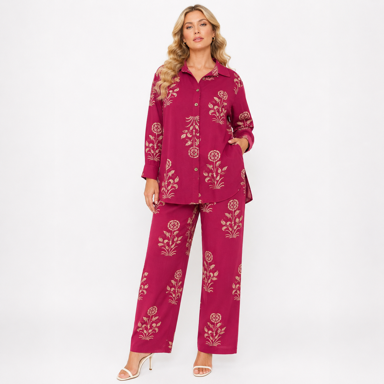 printed cord set 3xl