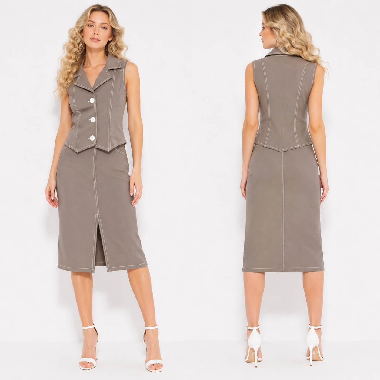 Waistcoat + 1 Mini Skirt