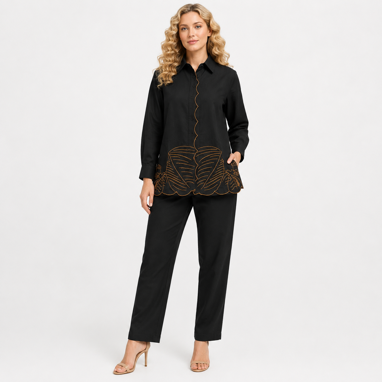 Korean BSY Crepe cord set