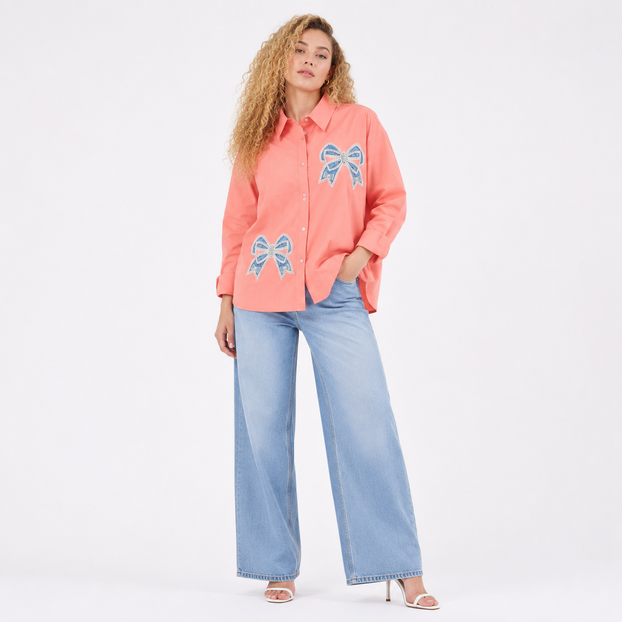 Casual Shirt BOW STYLE TOP