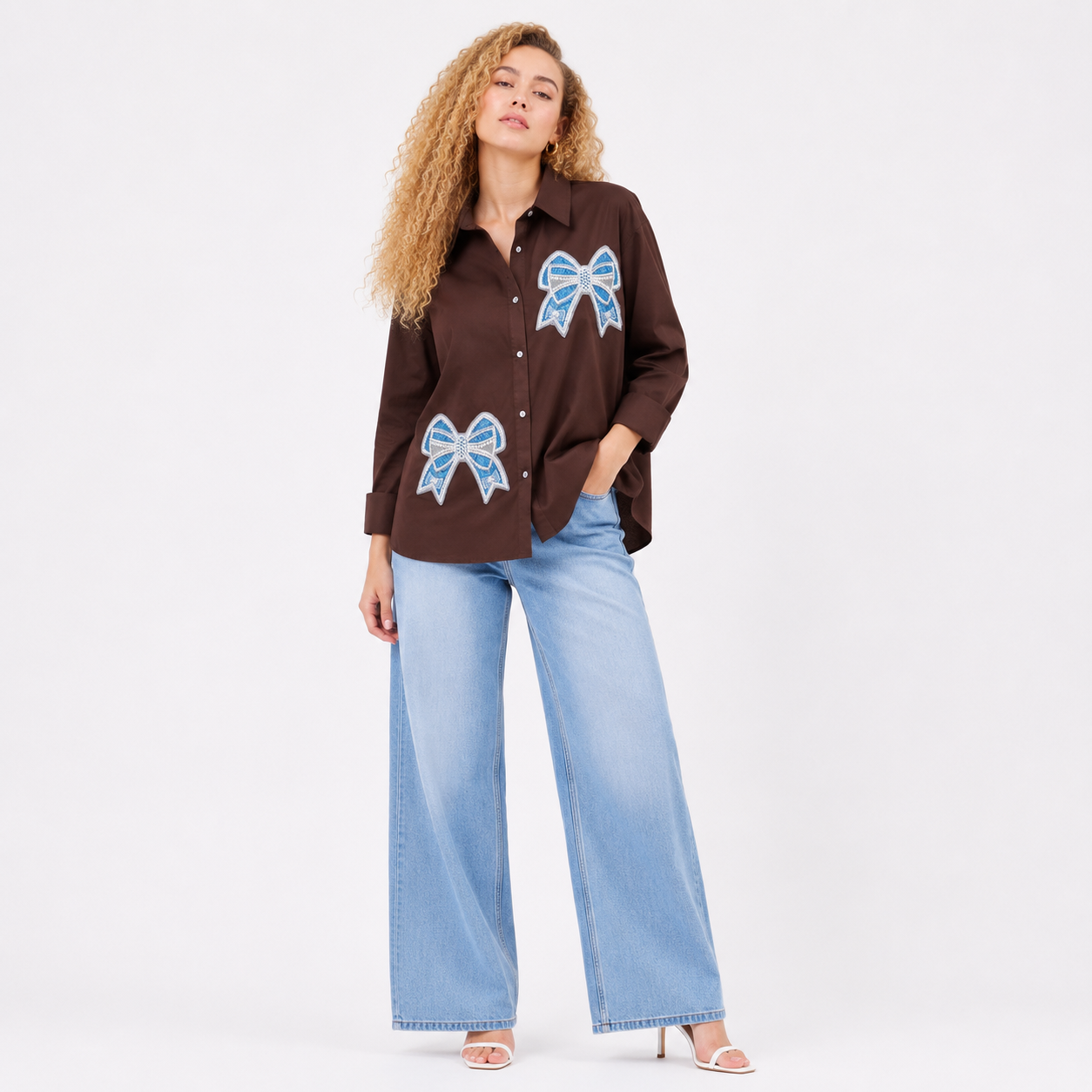 Casual Shirt BOW STYLE TOP