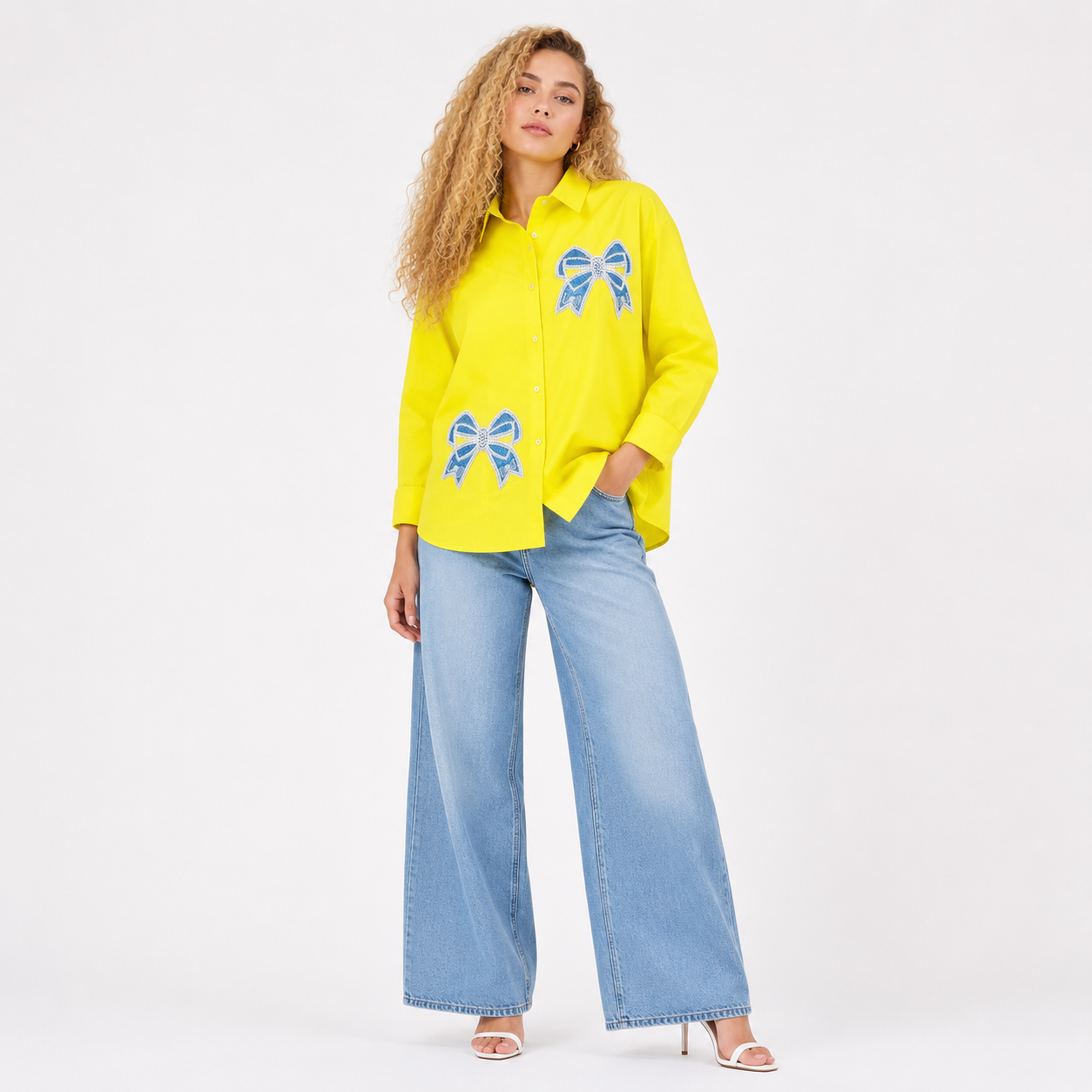 Casual Shirt BOW STYLE TOP